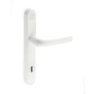 Refurb Mila ProSecure Enhanced Security Type B Door Handle Pair White