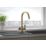 Bristan Acorn Mono Sink Mixer Tap Brushed Brass