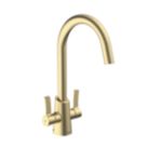 Bristan Acorn Mono Sink Mixer Tap Brushed Brass
