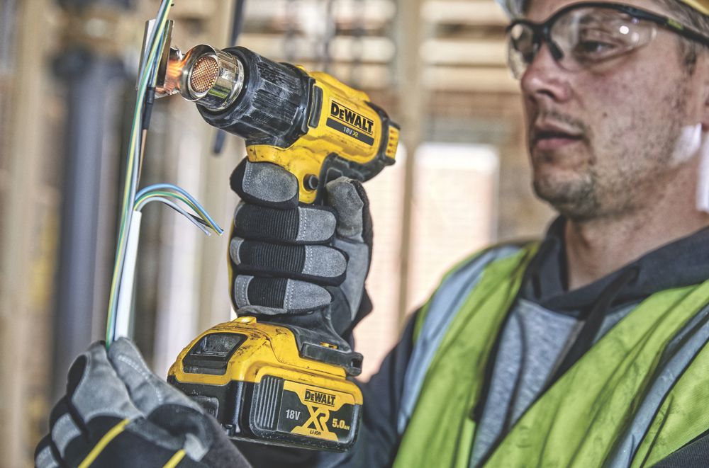 Dewalt battery heat discount gun