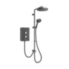 Mira Decor Black Onyx 9.5kW  Manual Dual Outlet Electric Shower