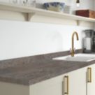 Wilsonart Matt Beige Stone Effect Laminate Upstand 3000mm x 100mm x 20mm