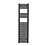 Flomasta  Curved Towel Radiator 1600mm x 500mm Black 2371BTU