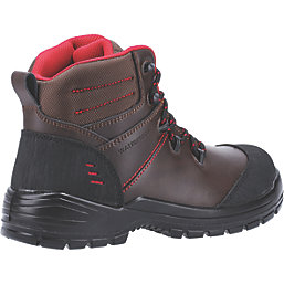 Amblers 308C Metal Free  Safety Boots Brown Size 5