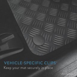 Car Mat Co. Citroen Nemo 2008 on Rubber Car Mats 2 Piece Set