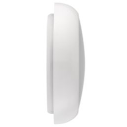 Saxby HeroPro Mini Outdoor Round LED Bulkhead Gloss White 12W 1200lm