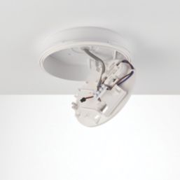 Saxby HeroPro Mini Outdoor Round LED Bulkhead Gloss White 12W 1200lm