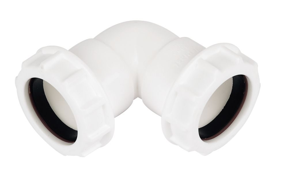 FloPlast WC10 Universal Compression Waste Bend 90° 32mm - Screwfix
