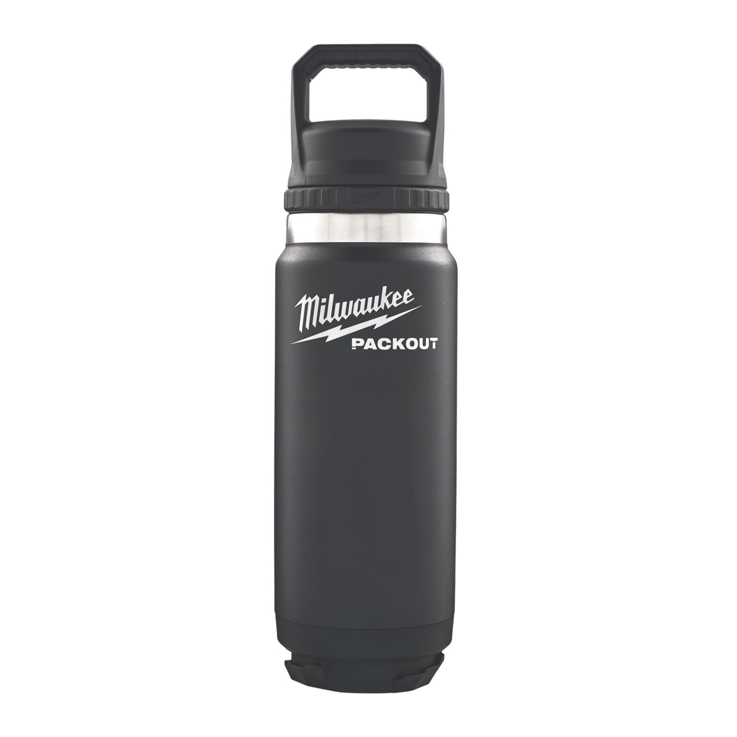 Milwaukee Packout Bottle with Chug Lid 710ml Black (905CU)