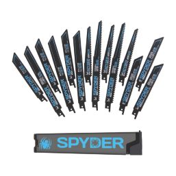 Spyder   Multi-Material Reciprocating Saw Blade Set 14 Pieces