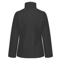 Regatta Octagon Womens Softshell Jacket Black Size 16
