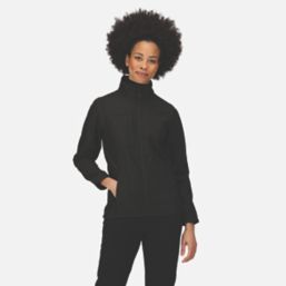 Regatta Octagon Womens Softshell Jacket Black Size 16