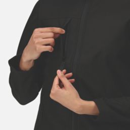 Regatta Octagon Womens Softshell Jacket Black Size 16