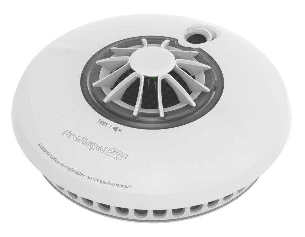 FireAngel Pro Connected FP1720W2-R Battery Interlinked Thermistek Heat Alarm