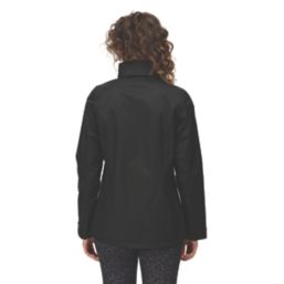 Regatta Daysha Womens Waterproof Jacket Black Size 18 - Screwfix