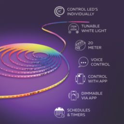 Calex  20m LED Smart Strip Light 24W 1400lm