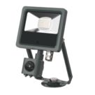 Collingwood  Indoor & Outdoor LED Residential Floodlight With PIR Sensor Anthracite 10W 1100 / 1150 / 1300lm