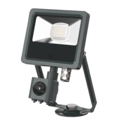 Collingwood  Indoor & Outdoor LED Residential Floodlight With PIR Sensor Anthracite 10W 1100 / 1150 / 1300lm