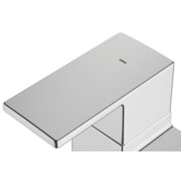 Swirl Carna Chrome-Plated 128mm Deck Mounted Dual Control Manual Shower Mixer Tap