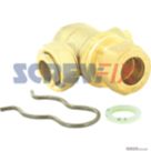 Baxi 720543401 22mm Flow & Return Pipe Valve Tap