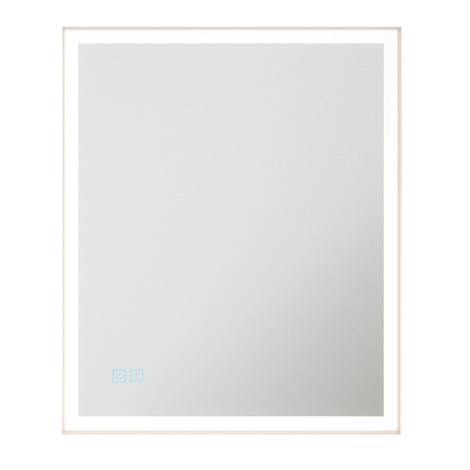 Light Tech Mirrors Sienna 1 Rectangular Illuminated LED Mirror With 1500lm LED Light 500mm x 600mm (905TY)