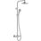 Hansgrohe Vernis Blend Showerpipe 200 HP Rear-Fed Exposed Chrome Thermostatic Mixer Shower