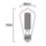 Sylvania TOLEDO VINTAGE E27 ST64 LED Light Bulb  640lm 7W