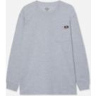 Dickies Pocket Long Sleeve Tee Shirt Charcoal Medium 38" Chest