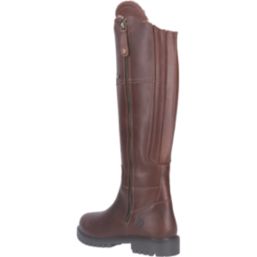 Cotswold Oldachre Size 7 Womens Brown Waterproof Lace & Zip Non Safety Work Boots