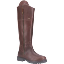 Cotswold Oldachre Size 7 Womens Brown Waterproof Lace & Zip Non Safety Work Boots