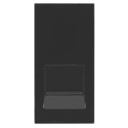 British General  Modular Slave Telephone Socket Black