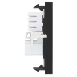 British General  Modular Slave Telephone Socket Black