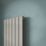 Flomasta  1800mm x 433mm 4505BTU Silver Vertical Designer Radiator