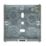 Appleby  1-Gang Galvanised Steel  Back Box 47mm