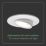 4lite  Adjustable  Fire Rated IP20 GU10 Downlight Matt White