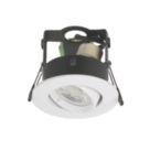4lite  Adjustable  Fire Rated IP20 GU10 Downlight Matt White
