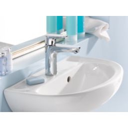 Hansgrohe Ecos L Chrome 157mm Standard Lever Mono Basin Mixer Tap  With Pop-Up Waste