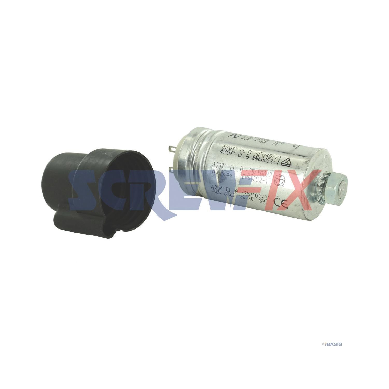 Worcester Bosch 87161566660 4UF CAPACITOR FOR AEG(FHP) MOTOR[+/-5%] (906GW)