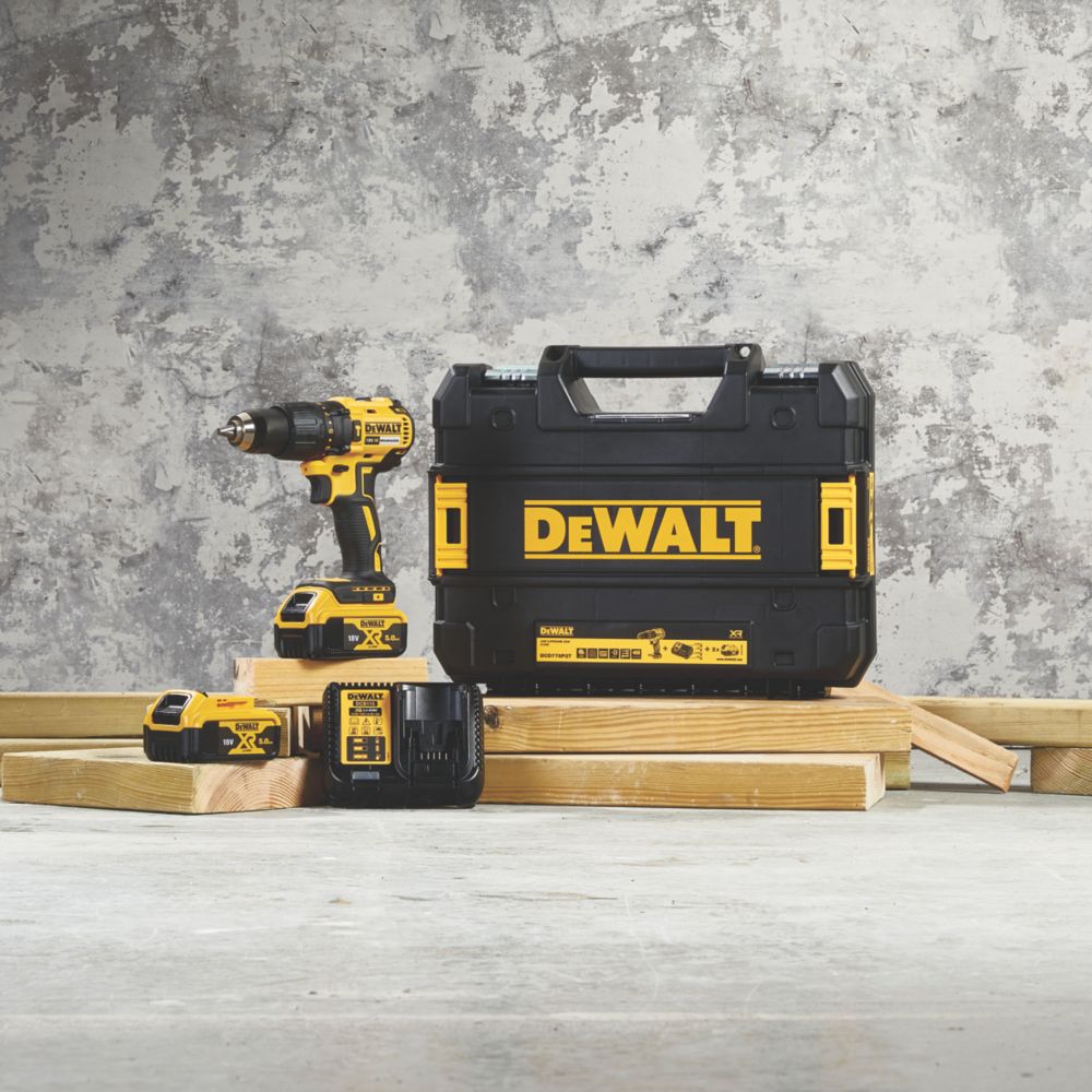 DeWalt DCD778P2T SFGB 18V 2 x 5.0Ah Li Ion XR Brushless Cordless