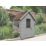 Forest FRA58GYIN 5' 6" x 8' 6" (Nominal) Apex Overlap Timber Shed with Assembly
