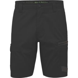 Hard Yakka Raptor Active Shorts Black 42" W