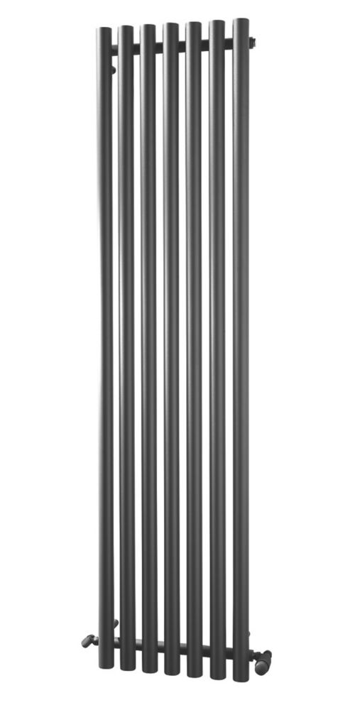 Towelrads 1800mm X 435mm 3273BTU Anthracite Vertical Designer Radiator   906RY P