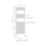 Flomasta 1800mm x 600mm 1972BTU Chrome Flat  Towel Radiator