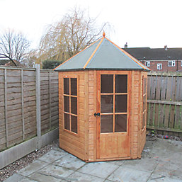 Shire Gazebo 7' x 6' (Nominal) Hexagonal Timber Summerhouse