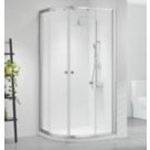 Triton Neo Six  Framed Quadrant Shower Enclosure  Chrome  800mm x 800mm x 1850mm