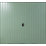 Gliderol Vertical 7' 6" x 7' Non-Insulated Framed Steel Up & Over Garage Door Chartwell Green