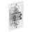 British General 801 Series 45A 1-Gang DP Cooker Switch White
