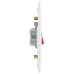British General 801 Series 45A 1-Gang DP Cooker Switch White