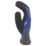 MCR Safety OilTeq General Handling Gloves Blue/Black Medium 1 Pair