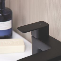 ETAL Lanza Matt Black 174mm Deck Mounted Lever 2 Tap Holes Bath Mixer Tap